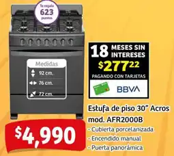 Estufa de piso 30"