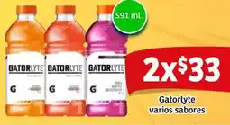 Soriana Mercado Gatorlyte varios sabores oferta