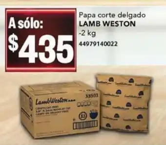 Papa corte delgado LAMB WESTON 2kg