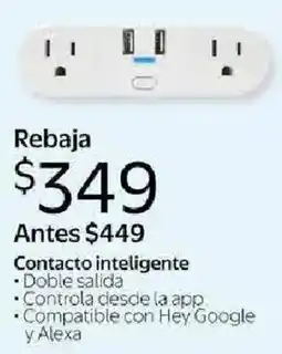 Walmart Contacto inteligente oferta