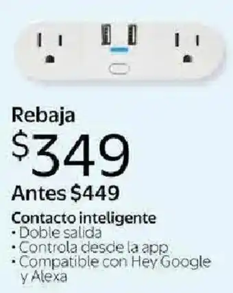 Walmart Contacto inteligente oferta