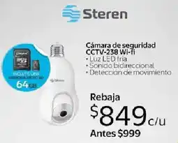 Walmart Steren Cámara de seguridad CCTV-238 Wi-fi oferta