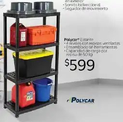 Walmart Polycar estante oferta