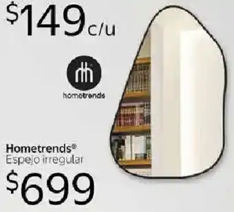 Walmart Hometrends espejo irregular oferta