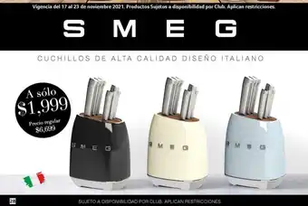 Smeg Cuchillos de Alta Calidad Diseño Italiano
