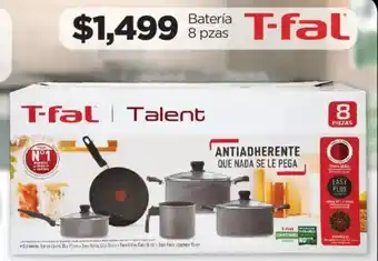 Chedraui T-fal batería oferta