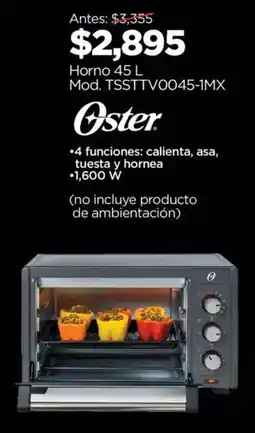 Chedraui Oster horno oferta