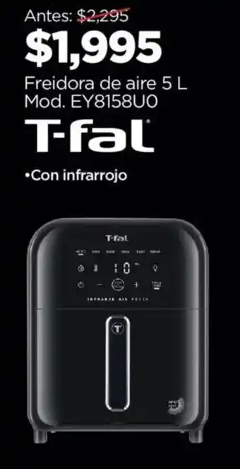 Chedraui T-fal freidora de aire oferta