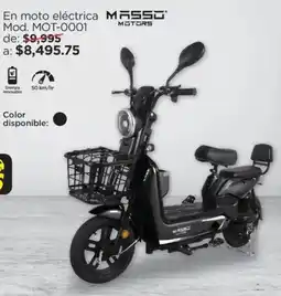 Chedraui En moto eléctrica oferta