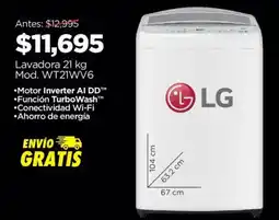 Chedraui LG lavadora oferta