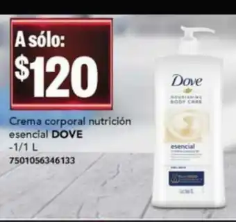 City Club Crema Corporal Nutricion esencial DOVE oferta