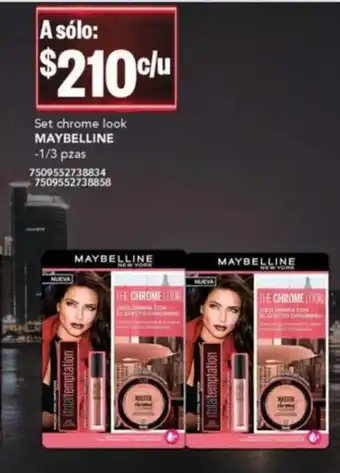Set Chrome Look MAYBELLINE