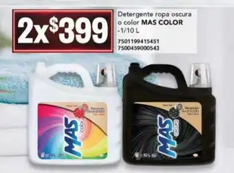 City Club Detergente ropa oscura o color MAS COLOR oferta