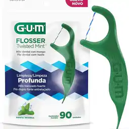 Farmacias YZA Gum Flossers Twisted Mint 40 Pzas oferta