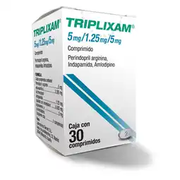 Farmacias YZA TRIPLIXAM 5MG/1.25MG/5MG 30 COMP oferta