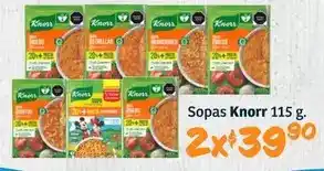 Soriana Híper Knorr - sopas oferta