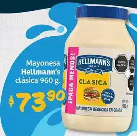 Soriana Híper Hellmann's - mayonesa clásica oferta