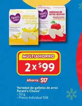 Walmart Manzana - galletas de arroz oferta