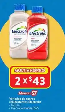 Electrolit - variedad de sueros rehardranas