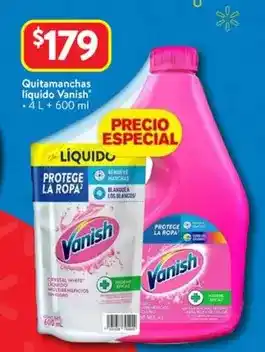 Walmart Vanish - quitamanchas líquido oferta