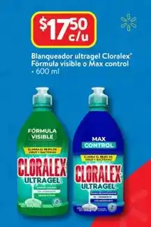 Walmart Cloralex - blanqueador ultragel oferta