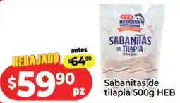 Sabanitas de tilapia