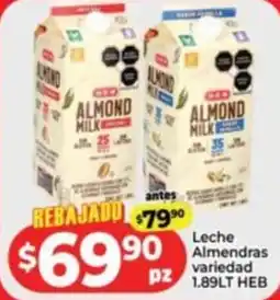 HEB Leche Almendras oferta