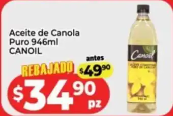 HEB Canoil Aceite de Canola Puro oferta