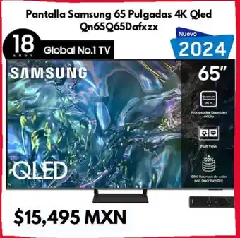 Sears Pantalla Samsung 65 Pulgadas 4K Qled oferta