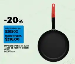 Almacenes Anfora Tåvola sartén professional 24 cm oferta