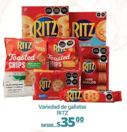 La Comer Variedad de galletas RITZ oferta