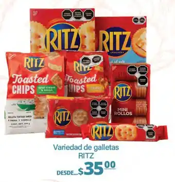 La Comer Variedad de galletas RITZ oferta