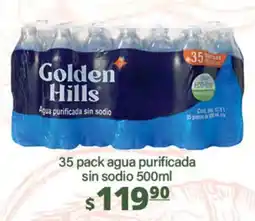 La Comer 35 pack agua purificada sin sodio oferta