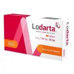 Farmacias Bazar LODARTA 5/100/20MG 30 TABLETAS oferta