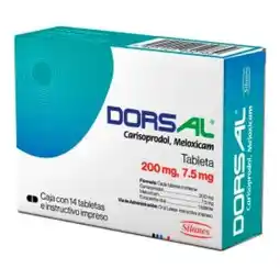Farmacias Bazar DORSAL 7.5/200MG 14 TABLETAS oferta