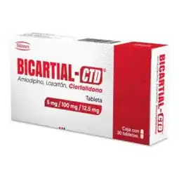 Farmacias Bazar BICARTIAL-CTD 5/100/12.5MG 30 TABLETAS oferta