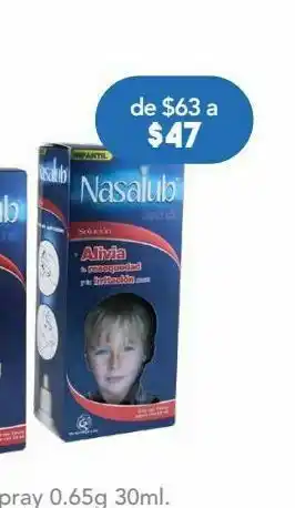 Farmacia San Pablo Nasalub infantil solución 0.65g 30ml. oferta