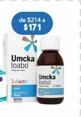 Farmacia San Pablo Umckaloabo infantil jarabe 100ml. oferta
