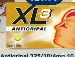 Farmacia San Pablo Xl-3 antigripal 325/10/4mg 10 tabletas oferta