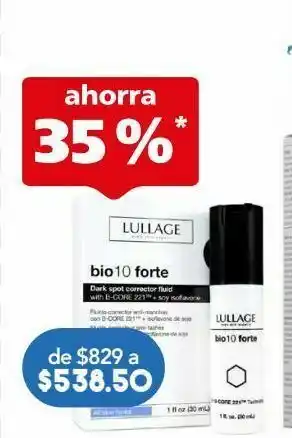 Farmacia San Pablo Lullage bio10 forte corrector fluid 30ml. oferta