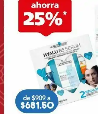 Farmacia San Pablo La roche-posay hyalub5 serum+mini+shak 3 piezas oferta