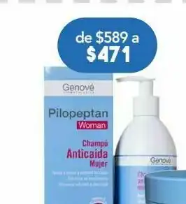 Farmacia San Pablo Genové pilopeptan shampoo woman 250ml oferta