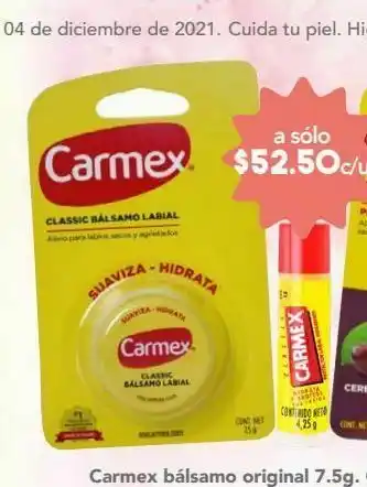 Farmacia San Pablo Carmex bálsamo original 7.5g. c oferta