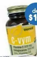 Farmacia San Pablo Biomiral c-vym vitamina c y zinc 30 tabletas oferta