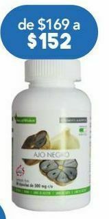 Farmacia San Pablo Natural wisdom ajo negro 60 cápsulas. oferta