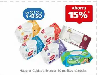 Farmacia San Pablo Huggies cuidado esencial 80 toallitas húmedas oferta
