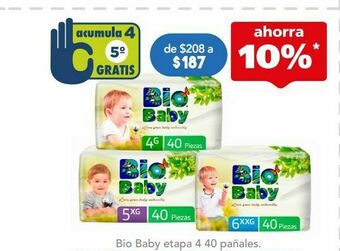 Farmacia San Pablo Bio baby etapa 4 40 pañales. oferta