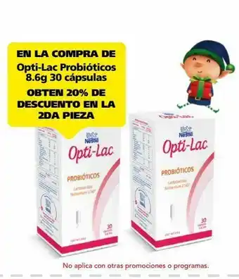 Farmacia San Pablo Opti-lac probióticos 8.6g 30 cápsulas oferta