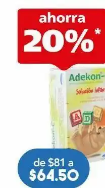 Farmacia San Pablo Adekon-c solución infantil 15ml. oferta