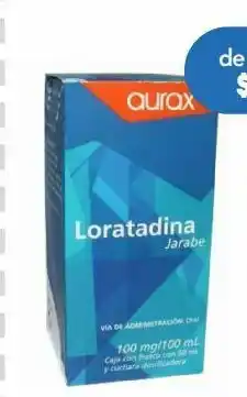Farmacia San Pablo Aurax loratadina 100mg/100ml 60ml. oferta